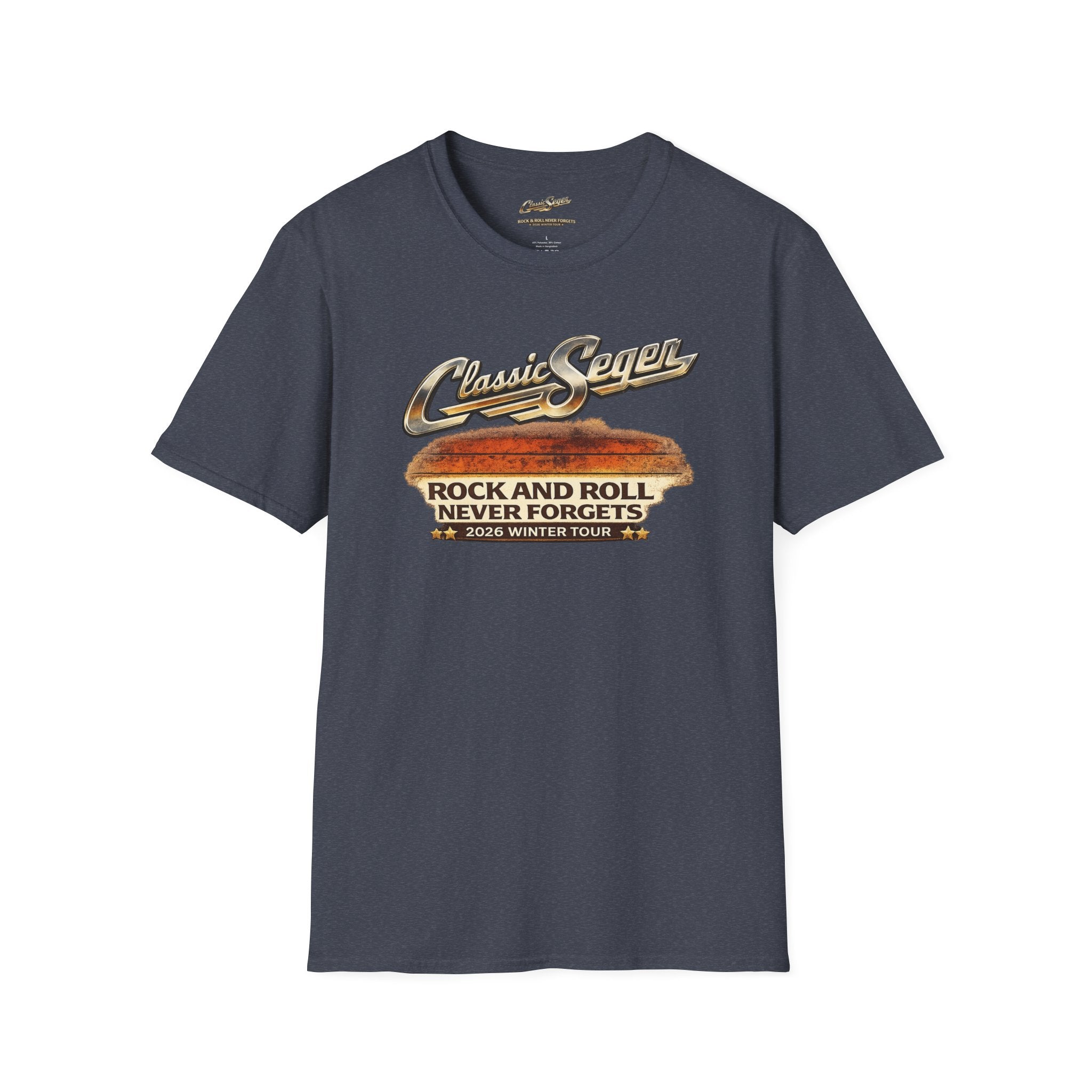 Rock & Roll Never Forgets — 2026 Winter Tour T-Shirt