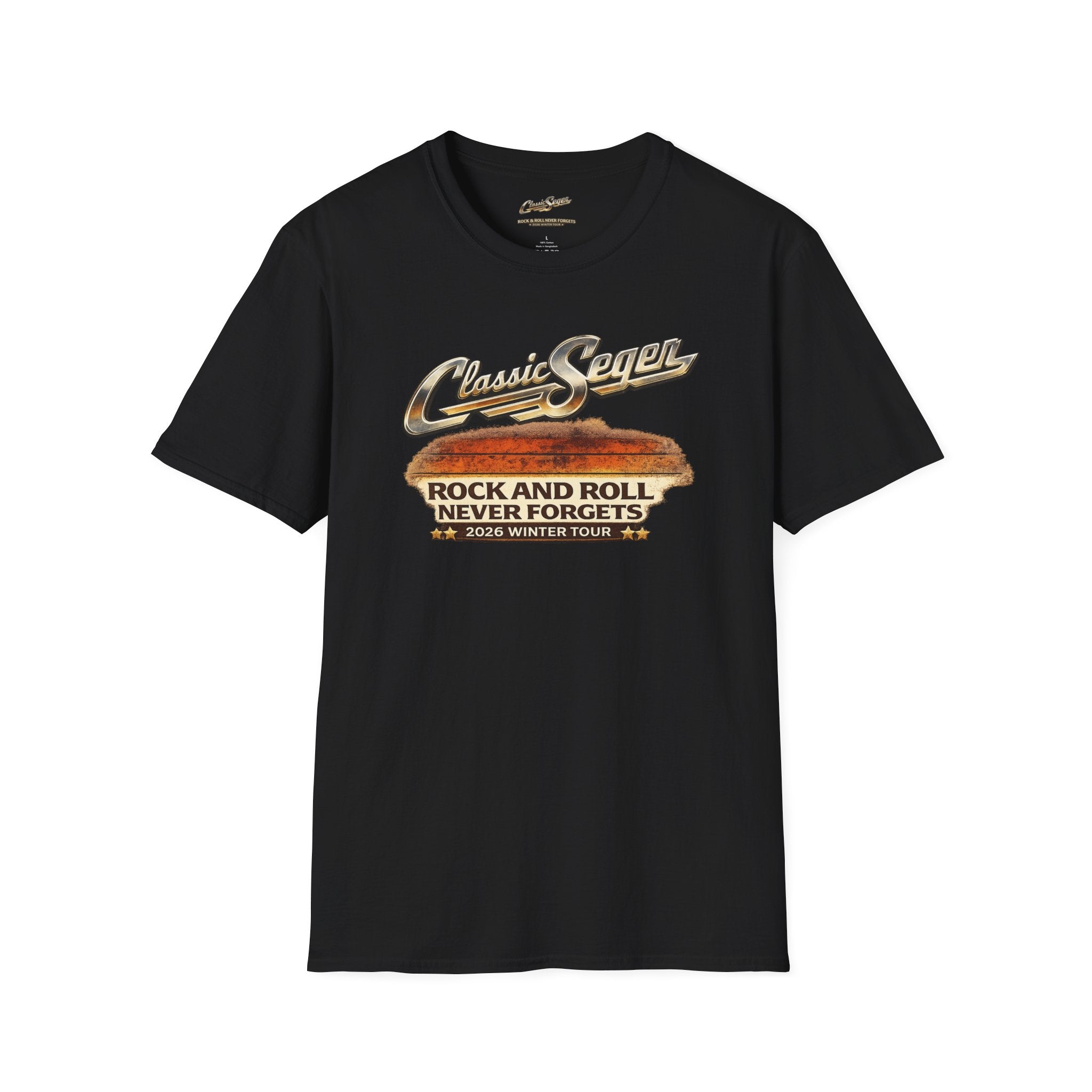 Rock & Roll Never Forgets — 2026 Winter Tour T-Shirt